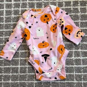 HALLOWEEN Pink Onesie 0-3 Months